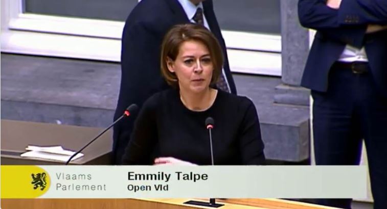 Emmily in het Vlaams Parlement